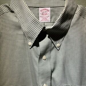 Bobby Brooks 1818 Mens Gingham Oxford Long Sleeve Shirt